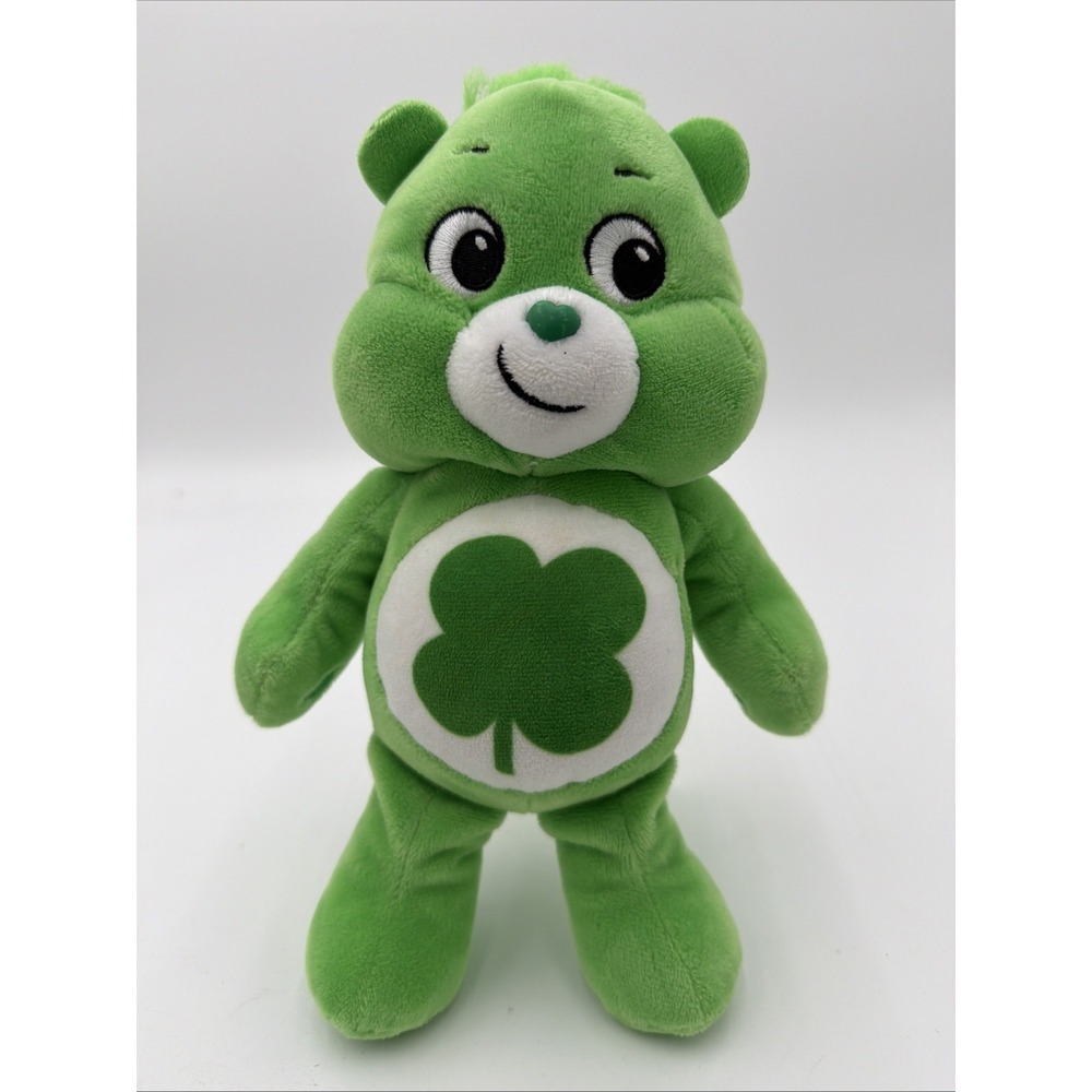 Care Bear Plush 10" Good Luck Bear Green Shamrock -St Patrick's Day Gift For Kid